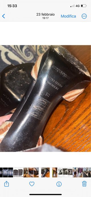 Sergio Rossi Cavallino Stripe Heels