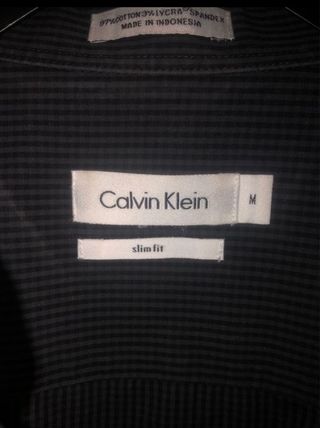 Camisa Calvin Klein Negra Talla M