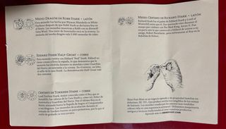 Monedas Juego de Tronos