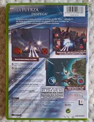 🇪🇸 Star Wars: Jedi Starfighter - Xbox y Xbox 360