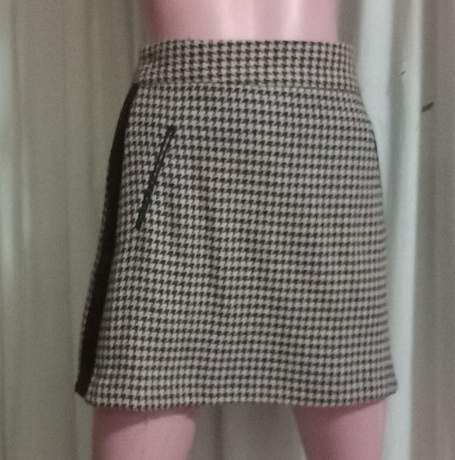 Gonna Zara donna fantasia pied-de-poule