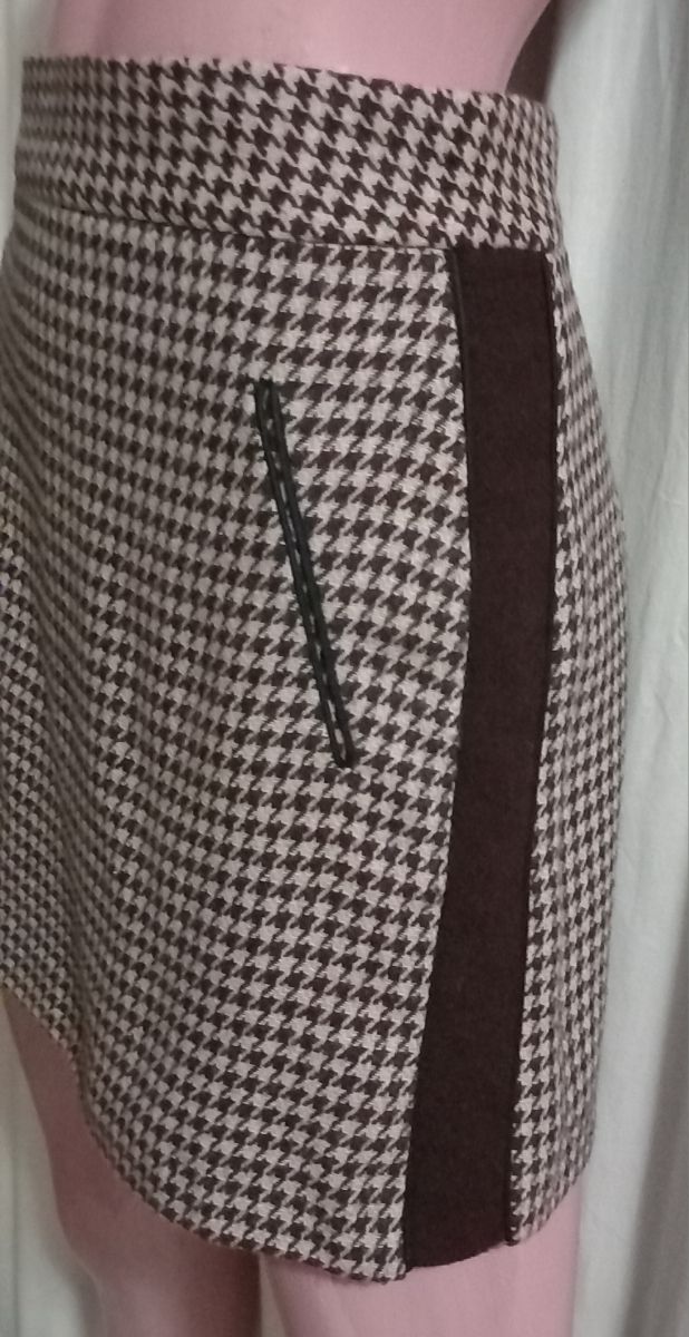 Gonna Zara donna fantasia pied-de-poule