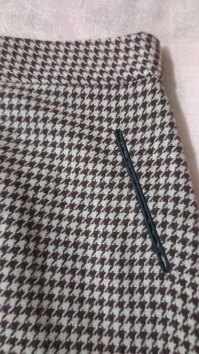 Gonna Zara donna fantasia pied-de-poule