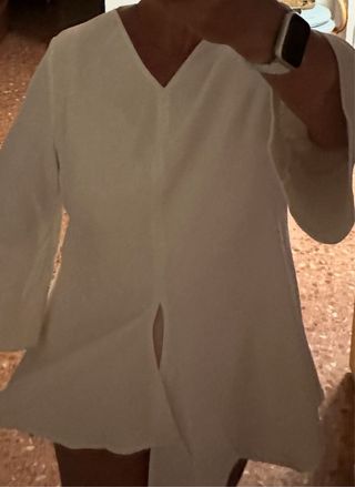Blusa larga blanca Purificacion Garcia