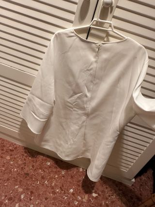 Blusa larga blanca Purificacion Garcia