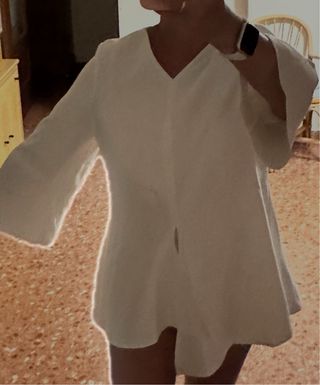 Blusa larga blanca Purificacion Garcia