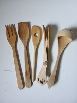 Lote 7 Utensilios Cocina Madera