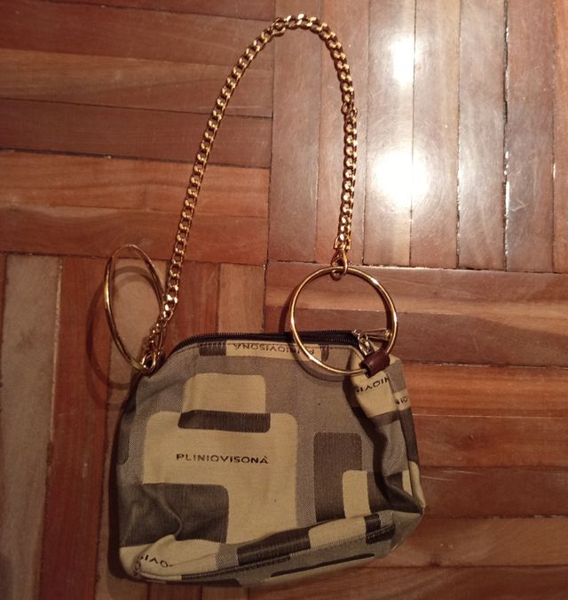 Bolso PLINIO VISONA cadena dorada