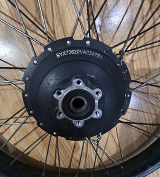 Rueda trasera bicicleta aro 20'