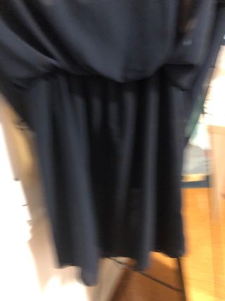 Vestido azul escote barco talla M