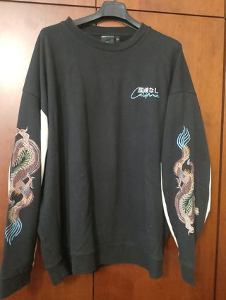 Sudadera ASOS DESIGN Negra Talla 4XL