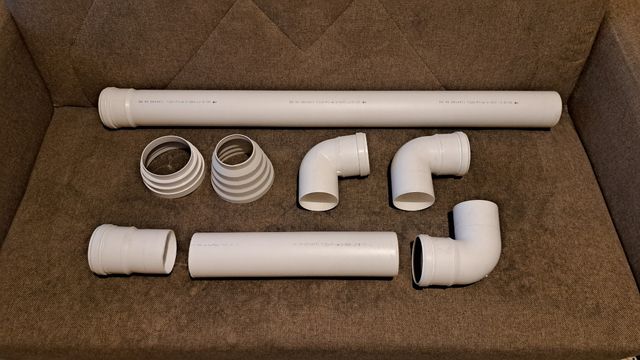 Tubi e raccordi per caldaia a condensazione