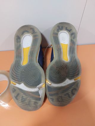 Zapatillas Baloncesto Talla 41 Azul/Amarillo