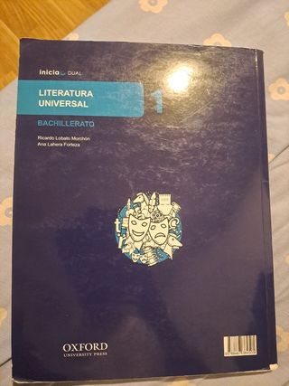 Inicia Literatura Universal 1.º Bachillerato. L...