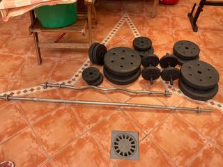 Máquina Multifunción + Discos+barras.