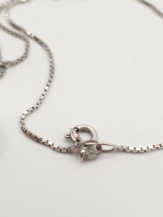 Collana vintage argento donna madreperla marcasite