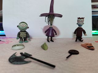 Figuras Pesadilla Antes de Navidad Lock, Shock, Ba