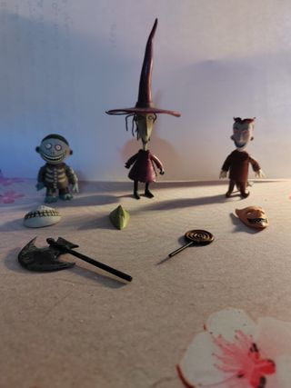 Figuras Pesadilla Antes de Navidad Lock, Shock, Ba