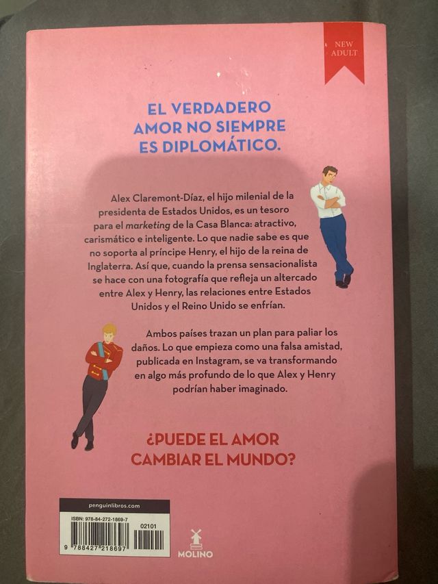 Rojo, blanco y sangre azul (Spanish Edition)