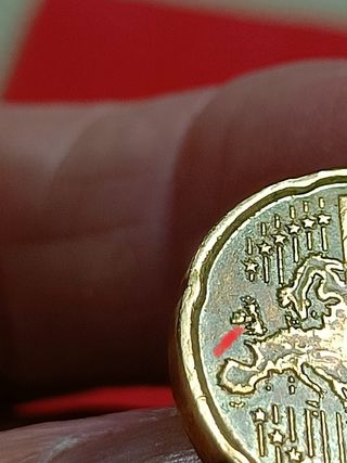 20 céntimos Francia 2008 errores