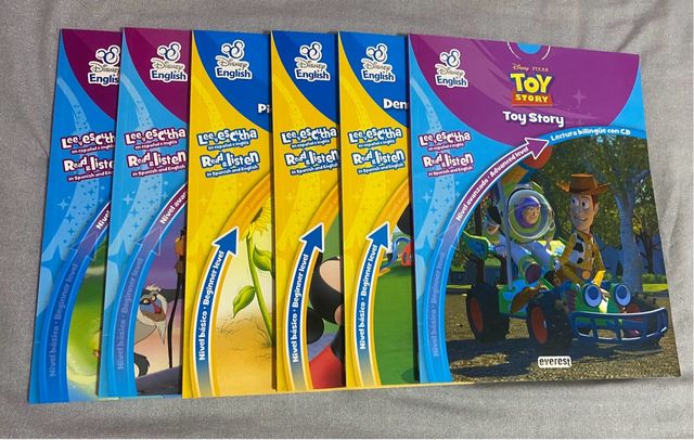 LOTE Libros Disney English con CD