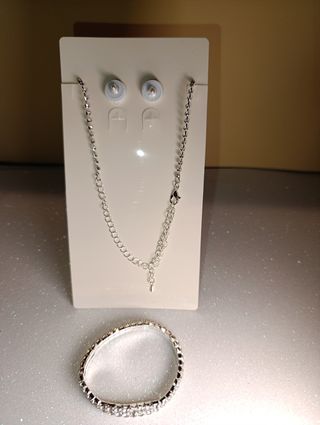 Juego de bisutería fantasía con pedrería