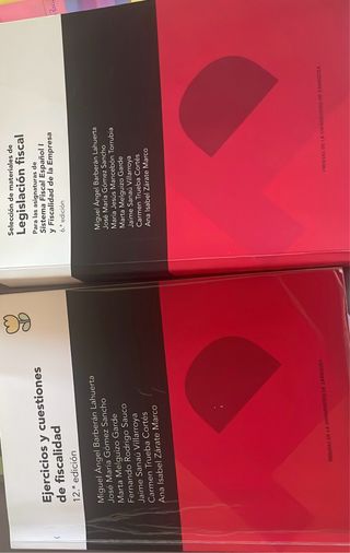 Libro de Legislación Fiscal +Libro de Ejercicios