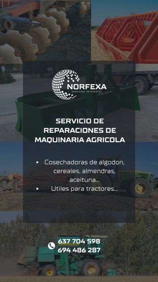 SERVICIO DE REPARACIONES DE MAQUINARIA AGRÍCOLA