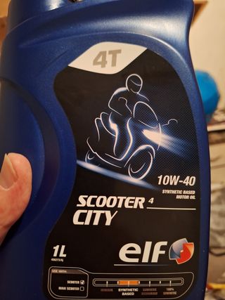 Aceite Elf Scooter City 4T 10W-40