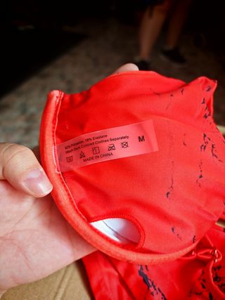 Bikini Rojo Shein Talla M