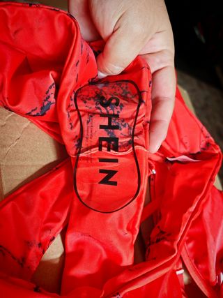 Bikini Rojo Shein Talla M