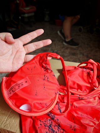 Bikini Rojo Shein Talla M