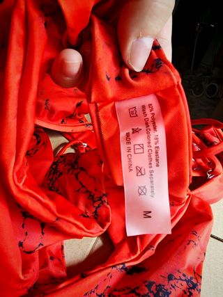 Bikini Rojo Shein Talla M