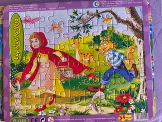 Puzzle y libros infantiles