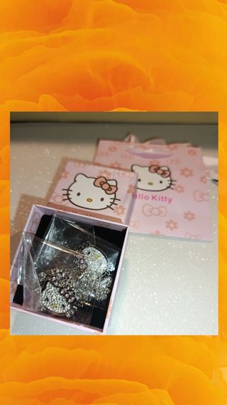 Conjunto Bisutería Hello Kitty
