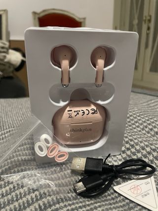 Auriculares Lenovo Thinkplus LP40 Pro rosa claro