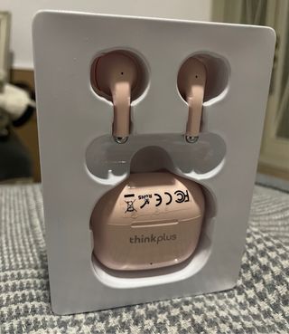 Auriculares Lenovo Thinkplus LP40 Pro rosa claro