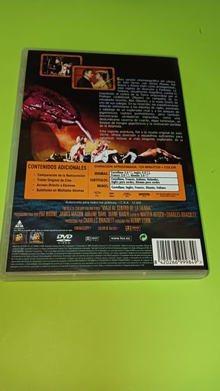 DVD Viaje al Centro de la Tierra (1959)