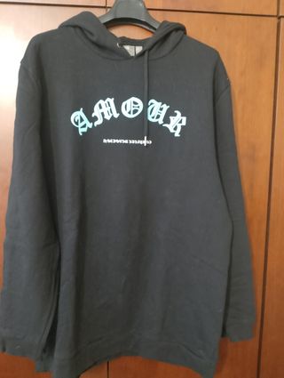Sudadera ASOS Talla 4XL Negra