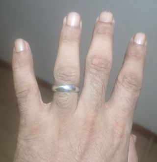 Anillo de plata para hombre