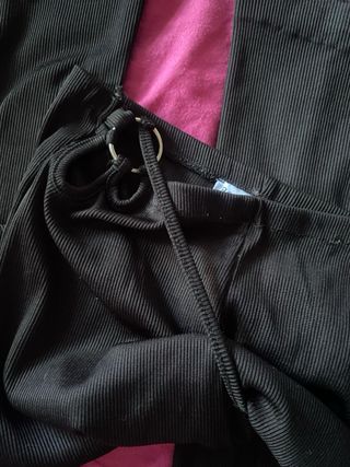 Pantalones Bershka negros acampanados