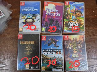 Videojuegos Nintendo switch precintados