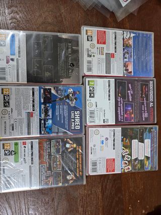 Videojuegos Nintendo switch precintados