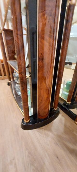 Mueble entrada espejo y estantería