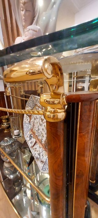 Mueble entrada espejo y estantería