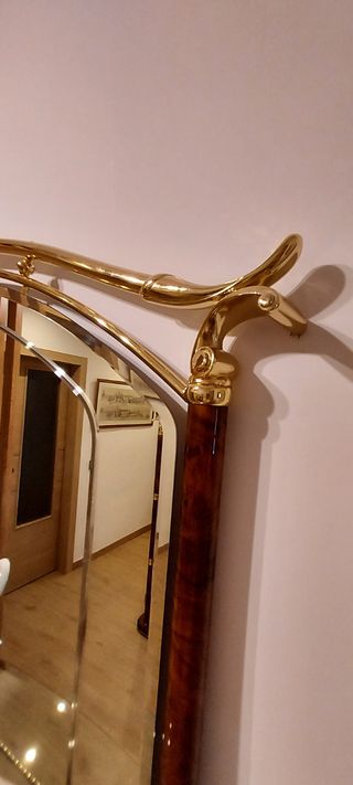 Mueble entrada espejo y estantería