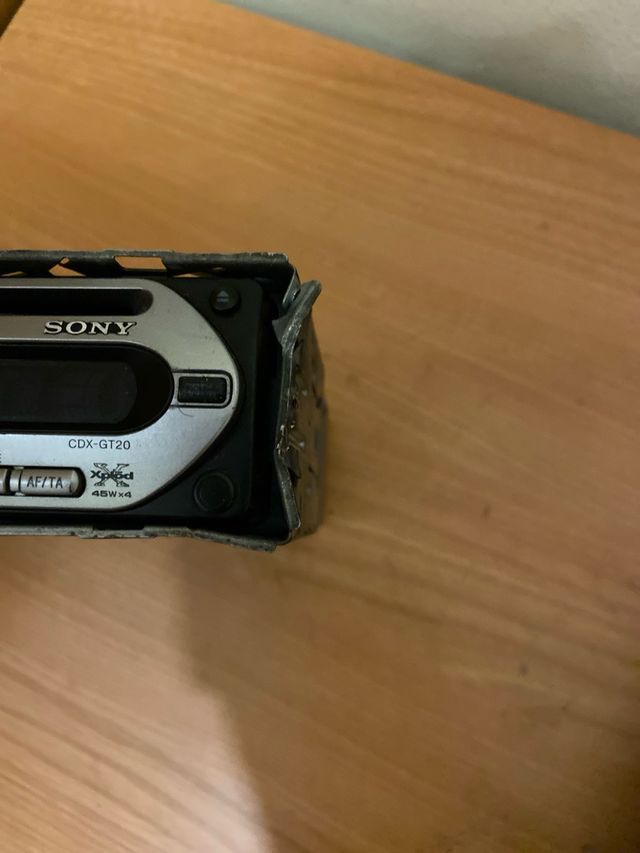 Radio Sony CDX-GT20 Plata