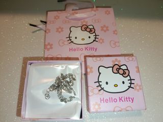 Conjunto Hello Kitty Anillo y Colgante