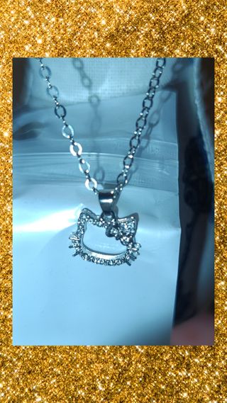 Conjunto Hello Kitty Anillo y Colgante