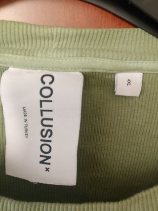 Camiseta verde Collusion talla 4XL